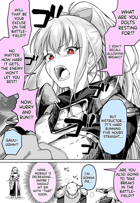 @medatarou1 English Version! [The demon-like instructor's carrot-and-stick methods.] 
