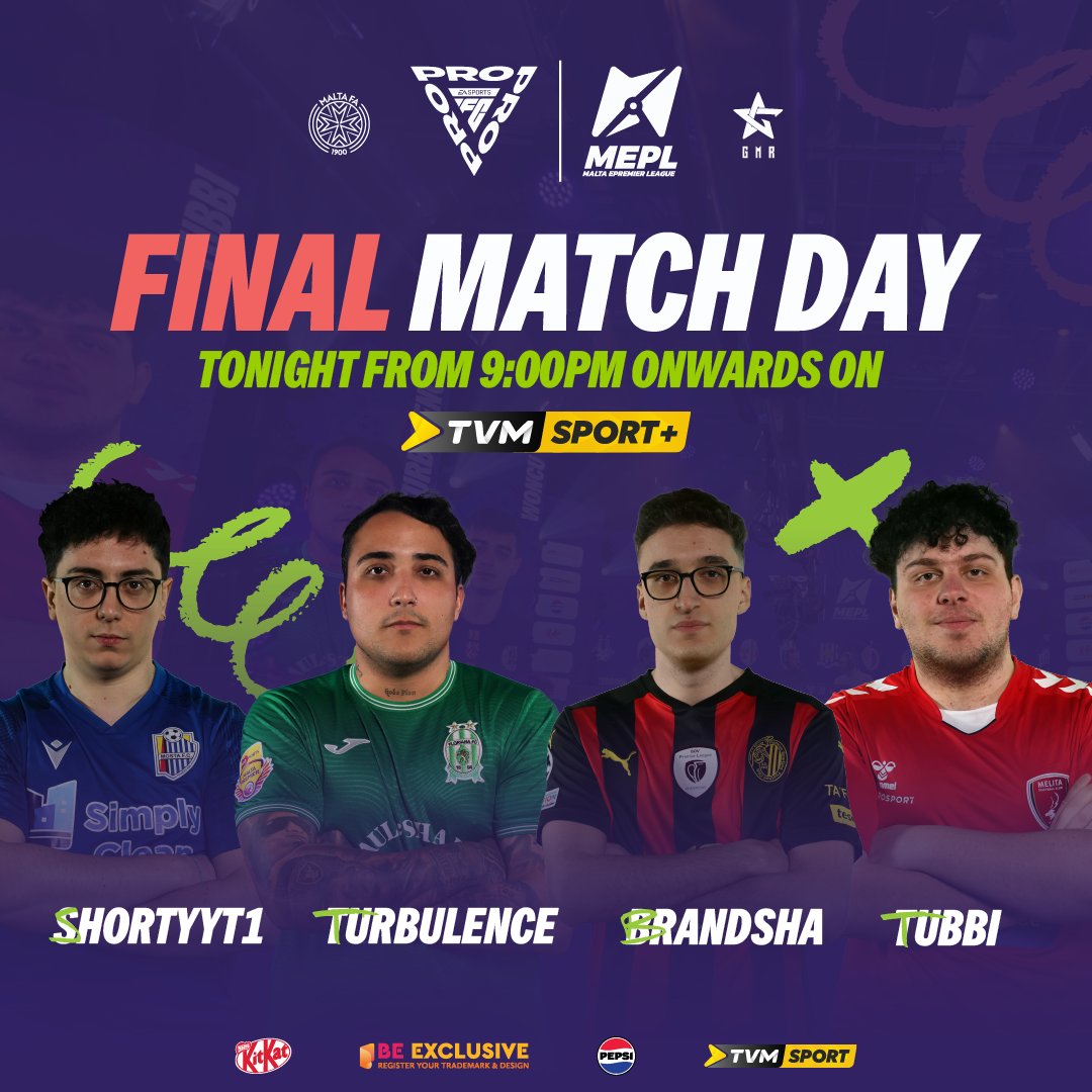 Malta ePremier League (@maltaepl) on Twitter photo It all comes down to this โ
Finals Match Day of the Malta ePremier League is here, the last battle where only one will be crowned champion ๐๐ฅ
Tensionโs high, stakes even higher. Who will rise? Who will fall?
Catch all the action live tonight on @tvmsport+ from 9PM! ๐ฎ It all comes down to this โ
Finals Match Day of the Malta ePremier League is here, the last battle where only one will be crowned champion ๐๐ฅ
Tensionโs high, stakes even higher. Who will rise? Who will fall?
Catch all the action live tonight on @tvmsport+ from 9PM! ๐ฎ
