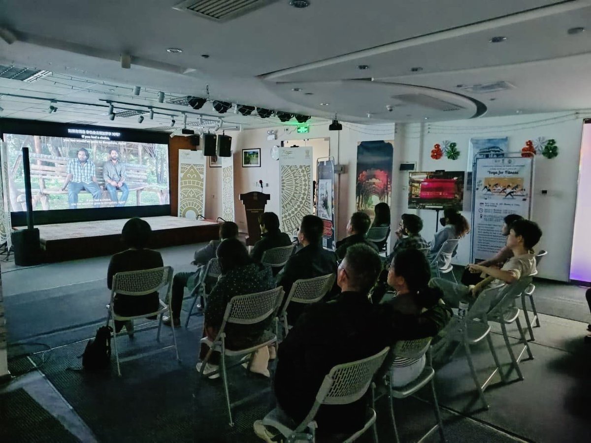 cgiguangzhou's tweet photo. As part of #CantonIndianFilmFestival2025, @cgiguangzhou organized the screening of #NationalAward winning #Kannada film #Dollu on April 6. Film enthusiasts residing in #Guangzhou attended the event.
@MEAIndia @IndianDiplomacy @SagarPuranik92 @PavanWadeyar @MIB_India @nfdcindia https://t.co/PgV9PA8RbQ