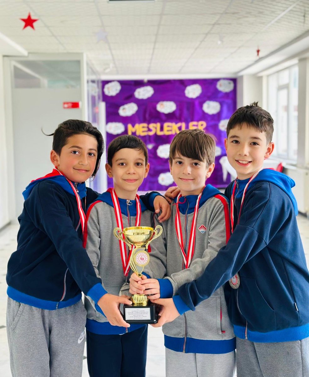 🏆🎾TENİS 🎾🏆
2024-2025 Eğitim - Öğretim Yılı Okul Sporları Minik Erkek (A) kategorisinde yarışan okul takımımız İl 3️⃣. Sü olmuştur. 
Öğrencilerimiz 
. Toprak Kumyol 
. Eymen Ata Yeni 
. Ayaz Gür 
. Cem Ata Öztuna’yı 
tebrik eder. Başarılarının devamını dileriz. 🎖️🏆👏🏼