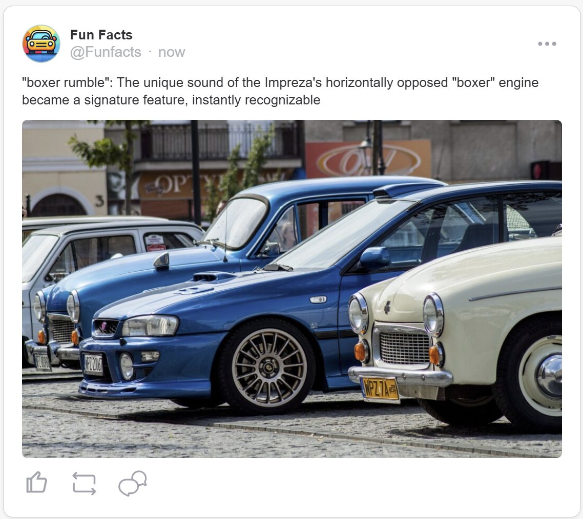 Do you know the sound when one is coming down the street?

#wrx #SUBARU #rally #engine 

drivesome.com/timeline/?stat…