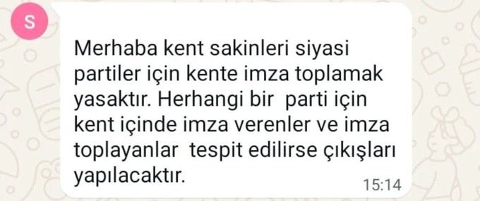 Hatay konteyner kentte Ekrem İmamoğlu için imza verenleri konteyner’dan çıkartmakla tehdit etmişler. Siz; depremde hayatları altüst olmuş ve 2 senedir 21 metrekare konteynerda hayata tutunmaya çalışan insanları tehdit edecek kadar kötüsünüz. 
Yazıklar olsun size!