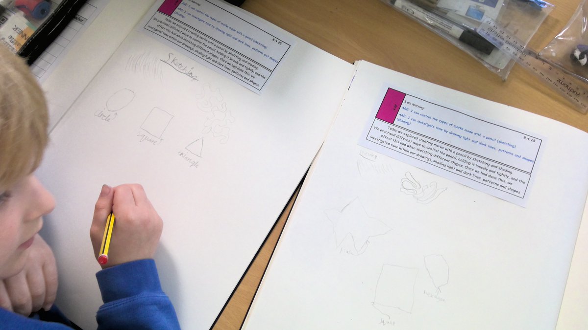 Year 2 have started their new art unit. Inspired by the artist Nives Palmic, they have been practising their sketching and shading techniques✏️