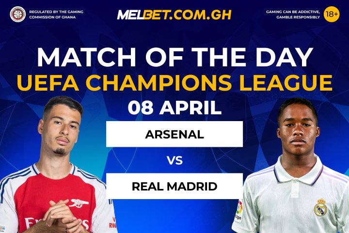 MelbetGhana's tweet photo. 🏆 No room for legends to play it safe tonight. 🔥
It’s all or nothing in the #ChampionsLeague ⚔️
❗️Events are in #NoGoalNoProblem promo. More at https://t.co/0QEsg7FWq5
#WelcomeBonus up to 2700 GHS with promo👉🏾 MELXGH
🔗 https://t.co/FGU80IQsjf
#UCL #Arsenal #RealMadrid https://t.co/ELU8WvO9Fo