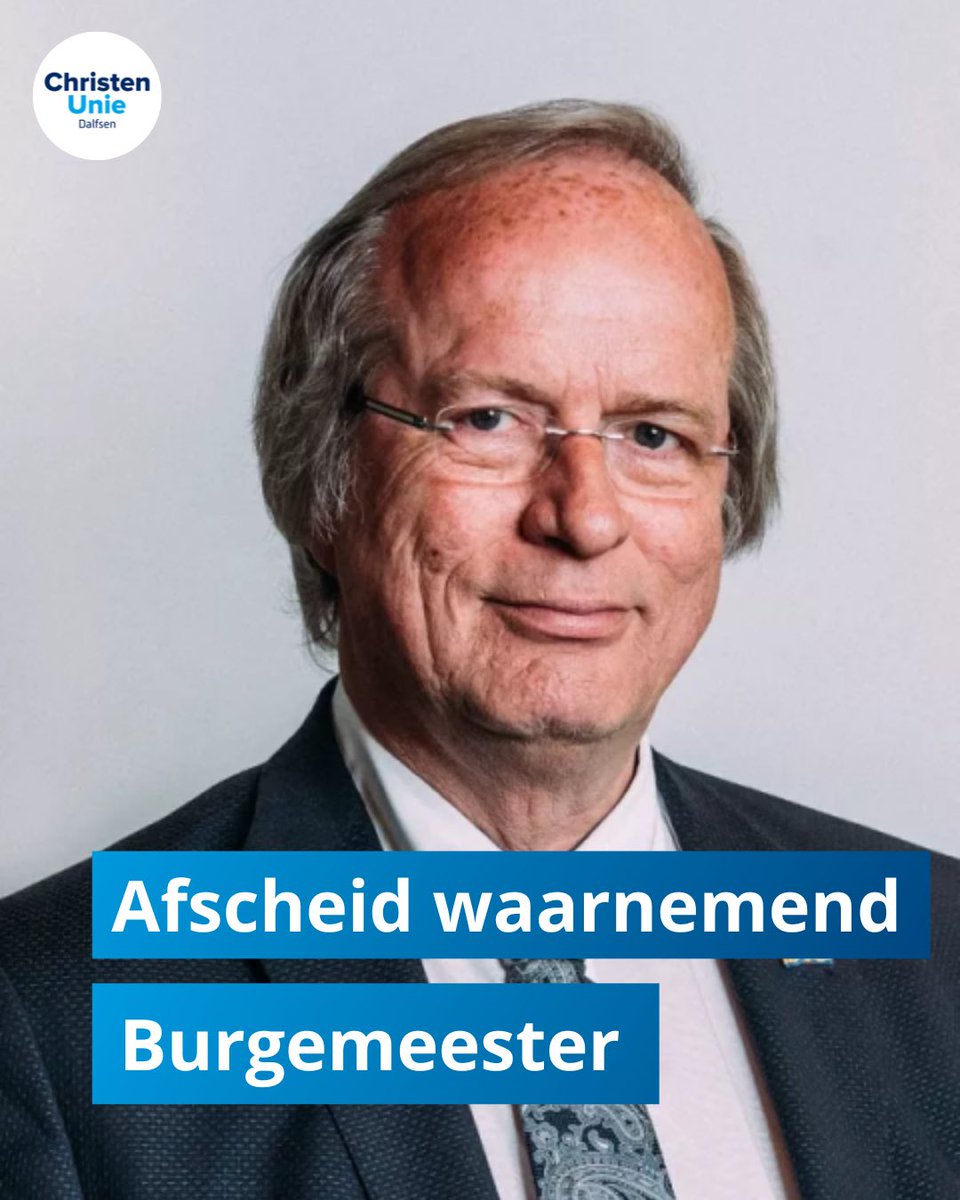Gisteravond nam waarnemend burgemeester Rikus Jager afscheid. Wij bedanken hem voor zijn inzet!

Volgende week wordt Michael Sijbom beëdigd als burgemeester. Inwoners zijn hierbij van harte welkom! Meer informatie kun je vinden op de website van de gemeenteraad.