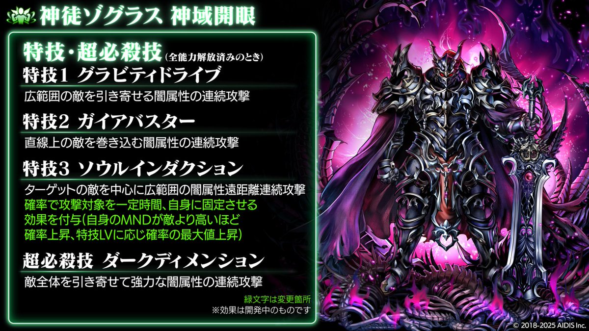神徒ゾグラス」の神域開眼後の性能をご紹介します✨ #ラスト