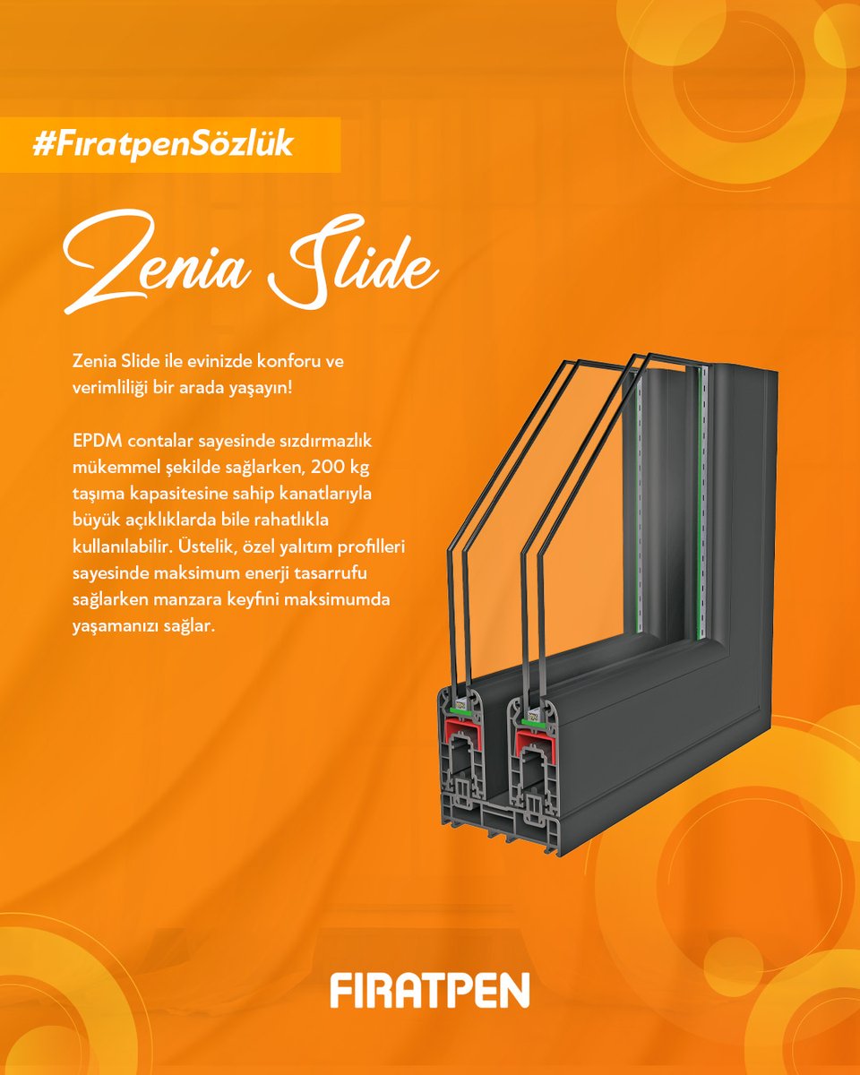 FiratpenTR's tweet photo. Fıratpen sözlükte bu hafta: Zenia Slide!✨

#Fıratpen #SeninPenceren #PVCPencere https://t.co/FlPl8w67if