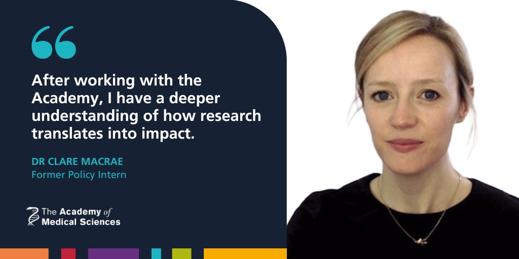 Academy of Medical Sciences (@acmedsci) on Twitter photo 🚨 Just 2 weeks left to apply for our Policy Internship with <a href="/The_MRC/">Medical Research Council</a>
Gain hands-on experience in science policy, insight into research impact and connect with top UK health leaders 🌟
Open to 3rd and 4th year MRC funded PhD students.
👉 Learn more: lnkd.in/eNrYvPMh 🚨 Just 2 weeks left to apply for our Policy Internship with <a href="/The_MRC/">Medical Research Council</a>
Gain hands-on experience in science policy, insight into research impact and connect with top UK health leaders 🌟
Open to 3rd and 4th year MRC funded PhD students.
👉 Learn more: lnkd.in/eNrYvPMh