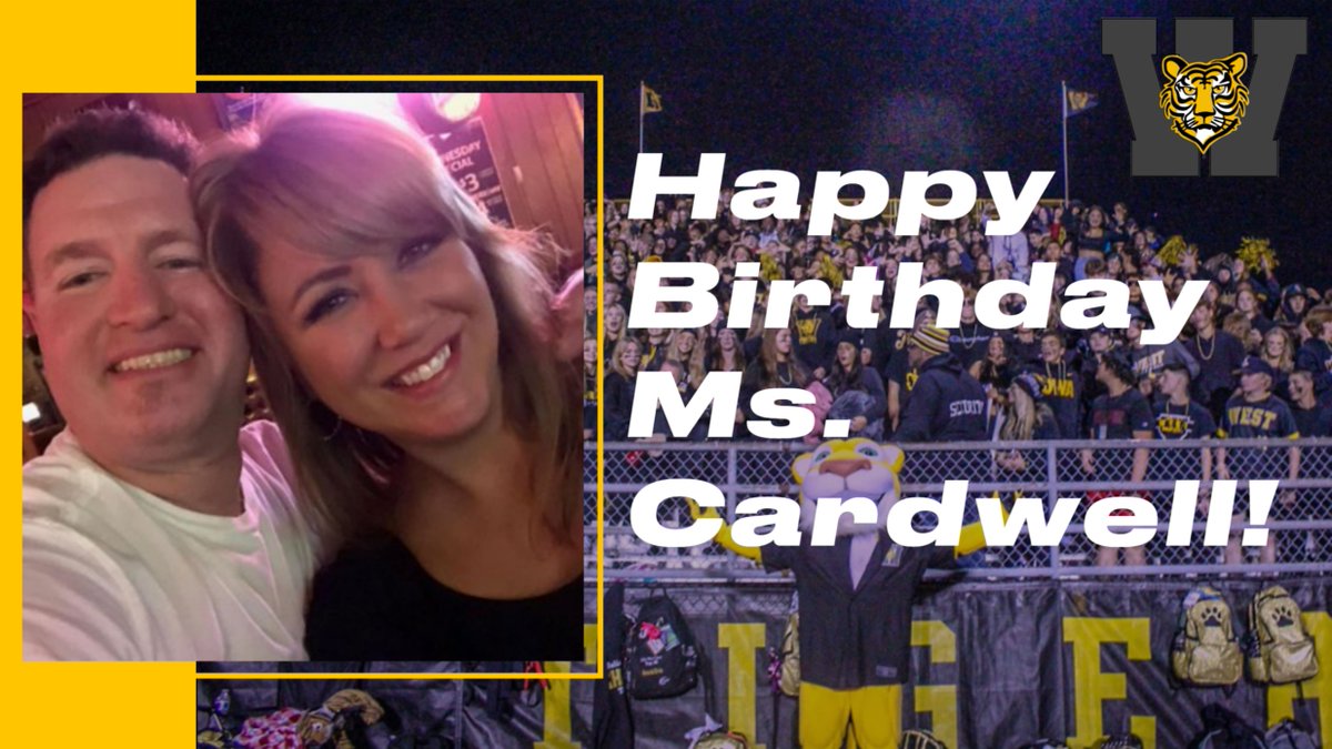 jtwestfootball's tweet photo. Happy Birthday to the best secretary we could ever hope for in Athletics! @ChristiCardwell https://t.co/lL7SXn2f30