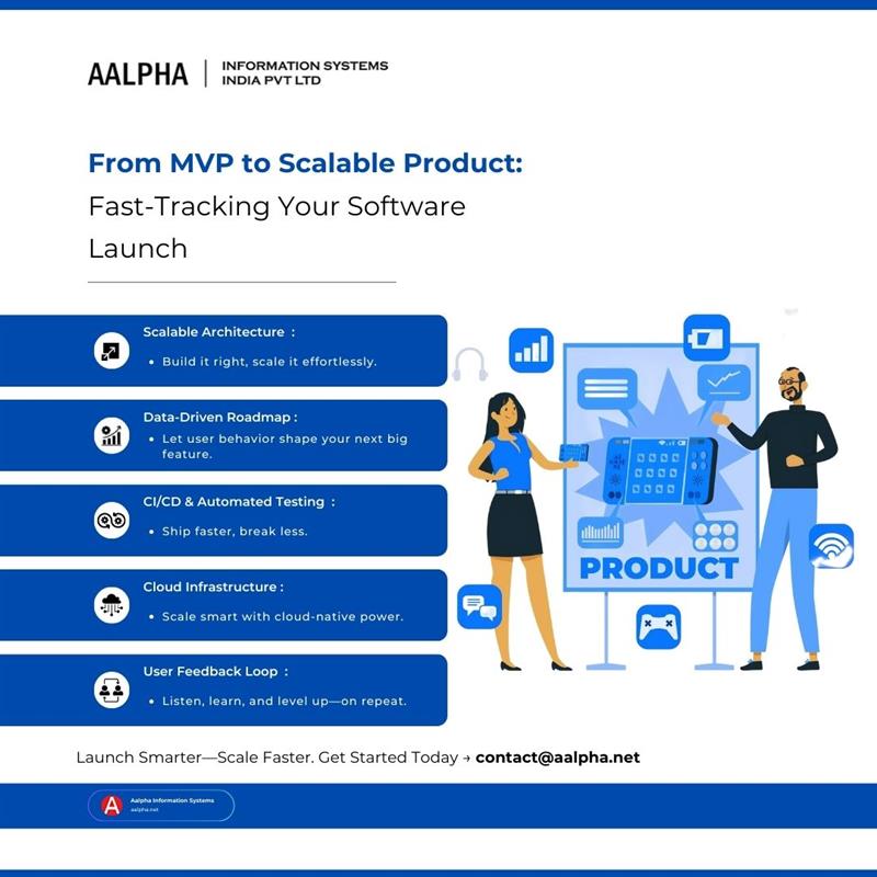 aalphaindia's tweet image. Did you know? Nearly 70% of companies that launch with an MVP gain better user insights.
Learn how to go from MVP to a scalable product and fast-track your software launch:
#mvpdevelopment