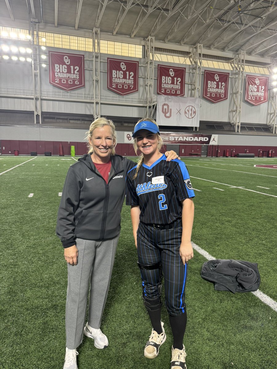 Thank you <a href="/GassoPatty/">Patty Gasso</a> and <a href="/jtgasso/">JT Gasso</a> for the great camp ‼️ I had lots of fun in Norman and I look forward to coming back again!