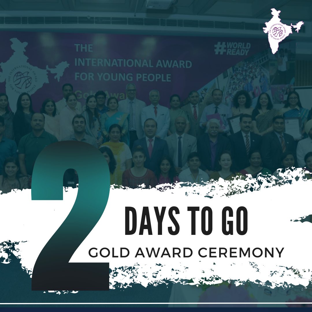 2 Days to Go!😍

The excitement is real as we gear up for the IAYP Gold Award Ceremony! Who’s ready to celebrate some golden milestones?🚀

#GoldAwardCeremony #IAYPIndia #GoldAward #GAC2025