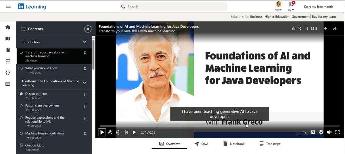 vlad_mihalcea's tweet photo. I'm currently enjoying to learn more about AI and Machine Learning thanks to @frankgreco course on LinkedIn Learning.

If you're interested in AI and ML, then you should definitely check out the latest courses that Frank is streaming in April.

https://t.co/BY8odZ2q3B https://t.co/mkqhNYQ2QT