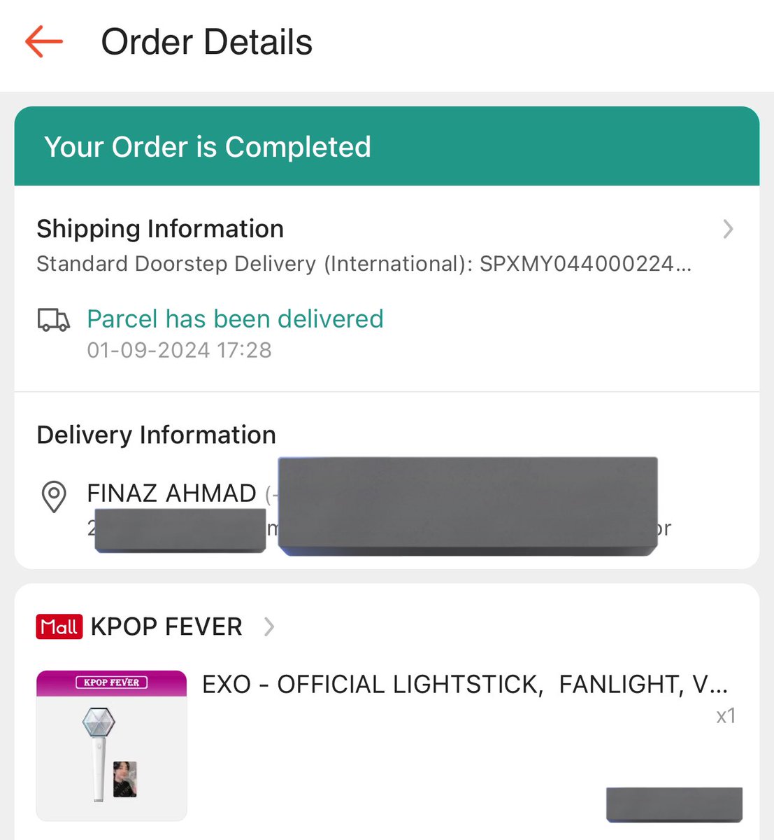 its been a month since i started my new job🥳 and guess what? april is extra special to me coz its sehun’s birthday and EXO’s anniversary🫶🏻

SMALL GIVEAWAY‼️

EXO LIGHTSTICK VER3

RULES :
- open to ERI 🇲🇾 only
- REPOST, LIKE &amp; FOLLOW ME
- postage on you 

GOOD LUCK🫡

close: 13/4