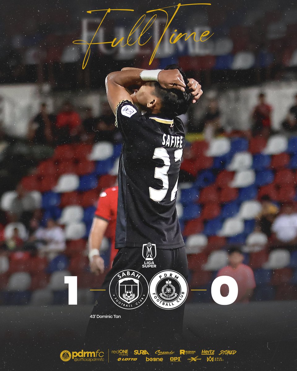 pdrmfcmy's tweet image. FT’ | Kalau bola tu taknak masuk, tak masuk lah jugak. Kita cuba lagi 👊🏻

🦏1 #sabpdrm 0👮🏻‍♂️ | #LigaSuper