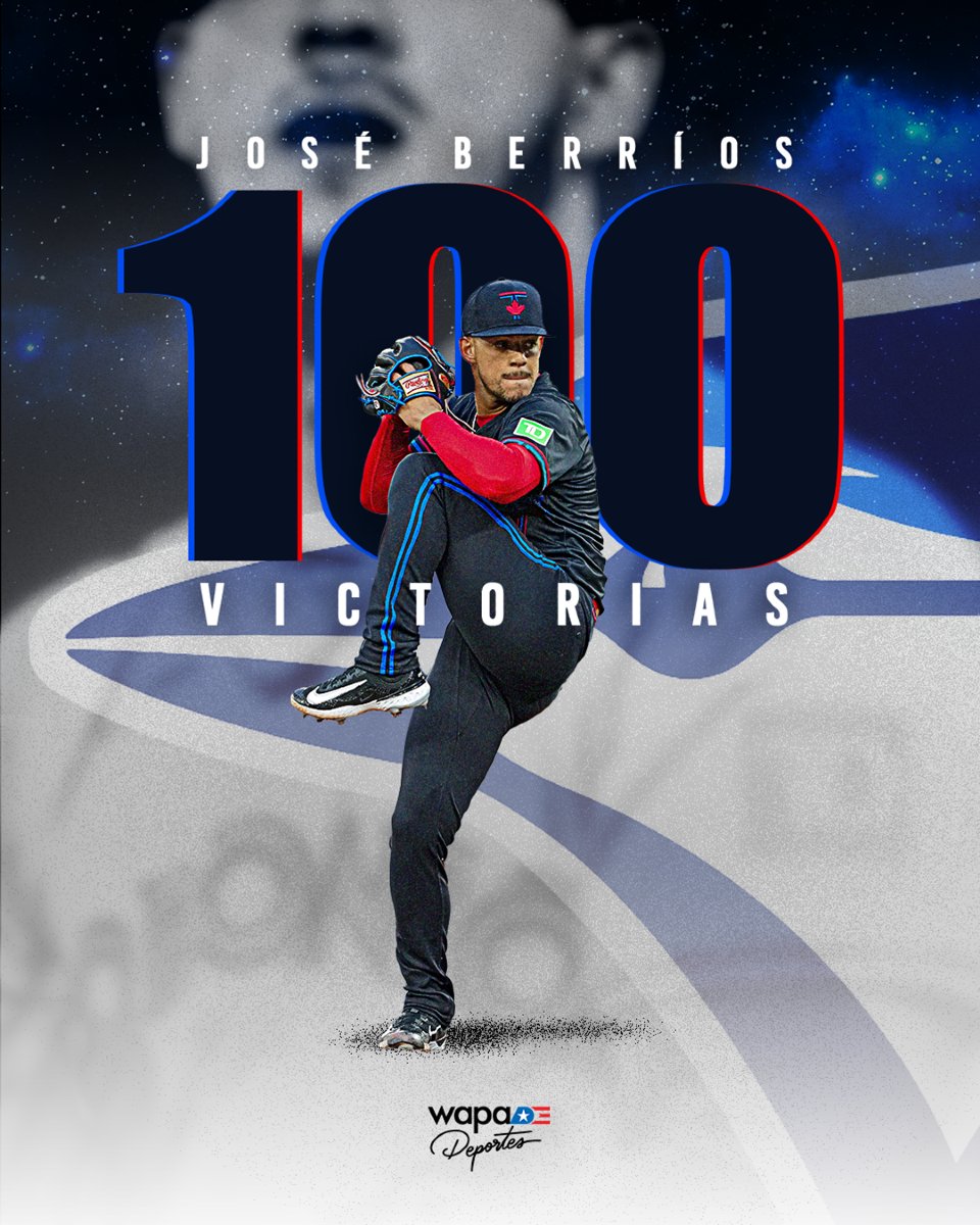 wapadeportes's tweet photo. ⚾️ El lanzador puertorriqueño José Berríos, de los Toronto Blue Jays, logró anoche su victoria número 100 en las Grandes Ligas. 📲 Accede a este enlace para conocer todos los detalles: https://t.co/ooBhXUCB4H #WapaDeportes https://t.co/ZQZk1qudER