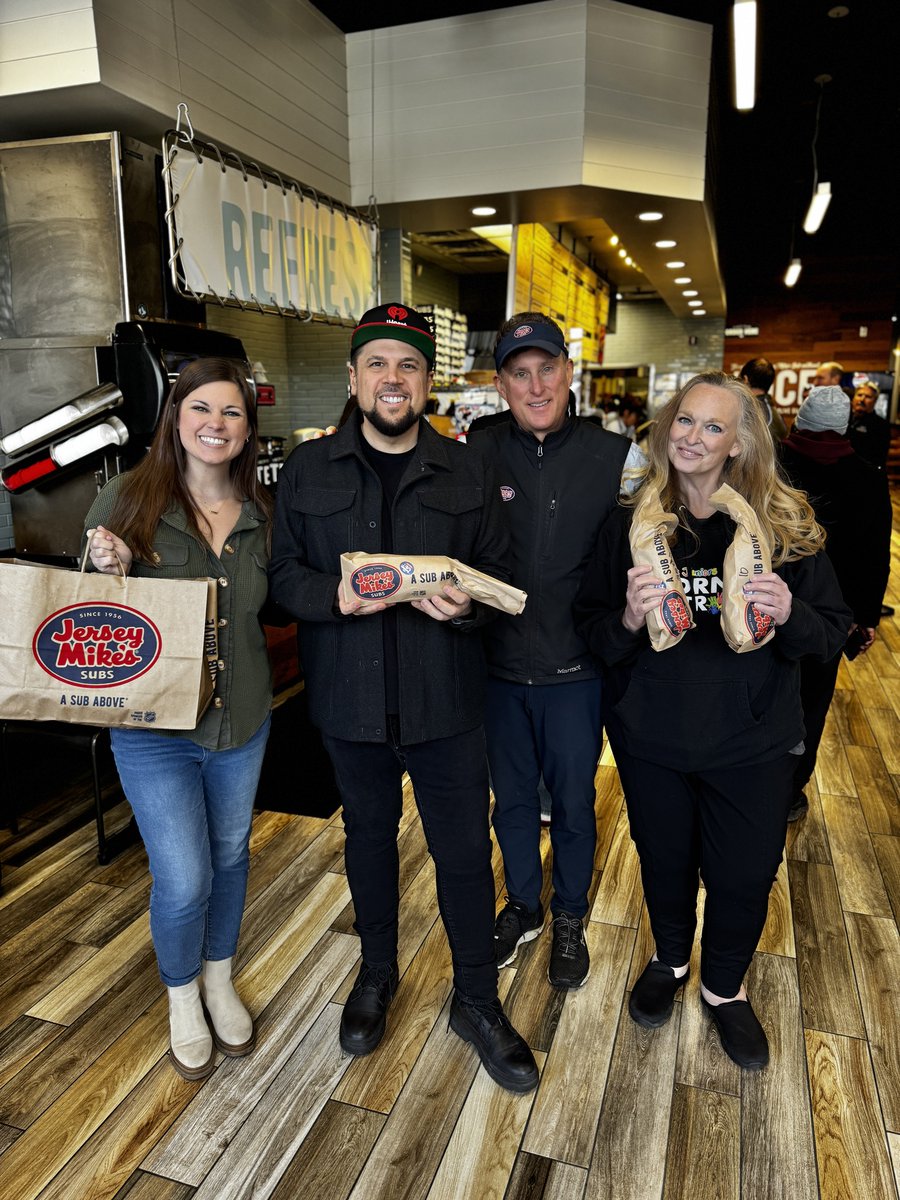 We just got the total from <a href="/jerseymikes/">Jersey Mike's Subs</a> Day of Giving...you helped us raise $540,000 for Jay's Juniors!! We are stunned by your generosity and can't thank you enough!!! Here's to year 11 💕