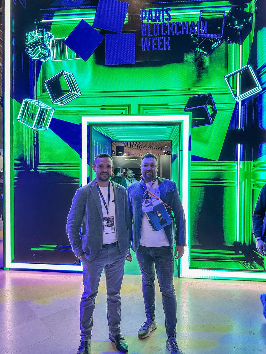 Deffio (@deffiocp) on Twitter photo ๐๐ฎ๐ ๐ญ ๐ผ๐ณ <a href="/ParisBlockWeek/">Paris Blockchain Week</a> ๐ถ๐ ๐ต๐ฒ๐ฟ๐ฒ! ๐ซ๐ท
Our team is already in the heart of the action at Carrousel du Louvre โ exploring trends and bold ideas in #Blockchain, #Web3 & #Fintech, and representing #Deffio.
Here too? Letโs connect. ๐๐ฎ๐ ๐ญ ๐ผ๐ณ <a href="/ParisBlockWeek/">Paris Blockchain Week</a> ๐ถ๐ ๐ต๐ฒ๐ฟ๐ฒ! ๐ซ๐ท
Our team is already in the heart of the action at Carrousel du Louvre โ exploring trends and bold ideas in #Blockchain, #Web3 & #Fintech, and representing #Deffio.
Here too? Letโs connect.