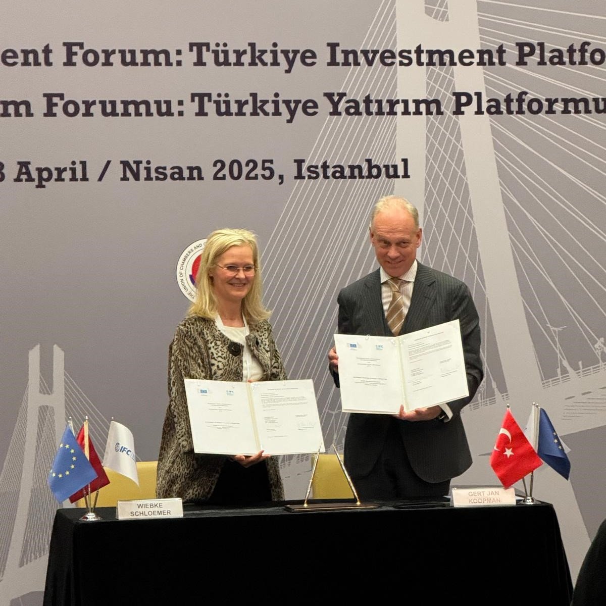 Today we launched a €20M 🇪🇺#EU guarantee for the Better Futures Programme with <a href="/IFC_ECA/">IFC Europe and Central Asia</a>.

It will mobilise €80M of private sector investments for climate innovation &amp; resilient livelihoods, accelerating 🇹🇷#Turkiye’s green transition as part of our #GlobalGateway initiative.