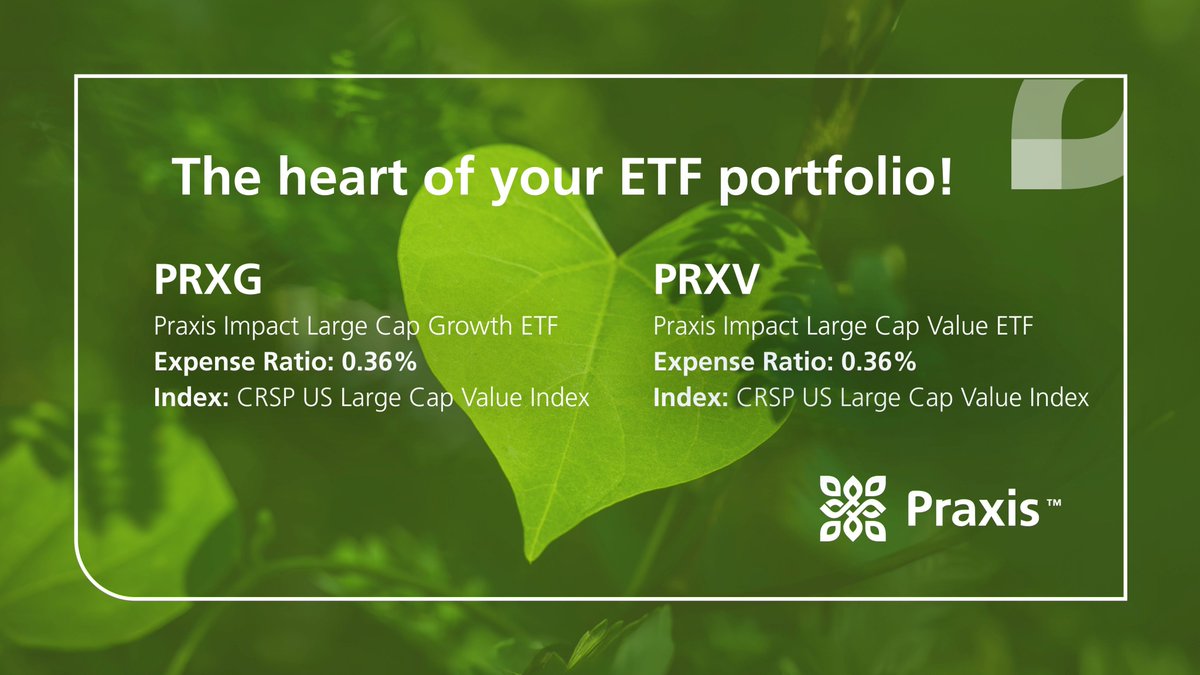 Say hello to $PRXG and $PRXV, launched today on the   NYSE. 
 
We’re introducing practical ETFs for faith-based investing. 
 
praxisinvests.com/products/etfs?…
