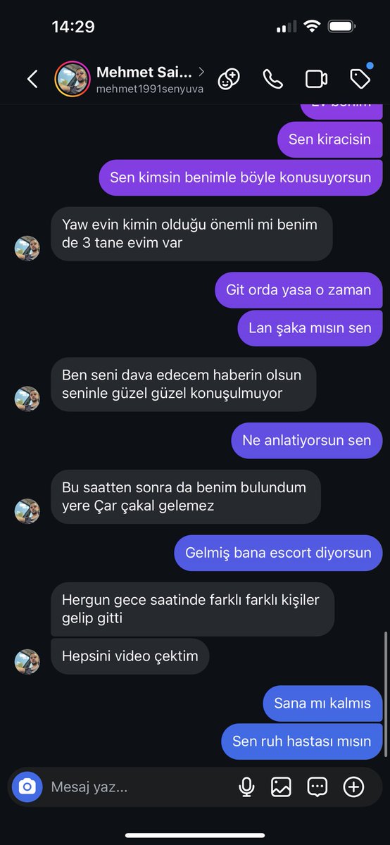 Can güvenliğim yok.
Ben kadın bir sosyal medya fenomeniyim. Kapı komşum beni tehdit ediyor, hayat kadını olduğuma dair asılsız iftiralar yayıyor. Daha önce adresim ve kişisel bilgilerim ifşa edildi, fake hesaplardan tehditler aldım. +++