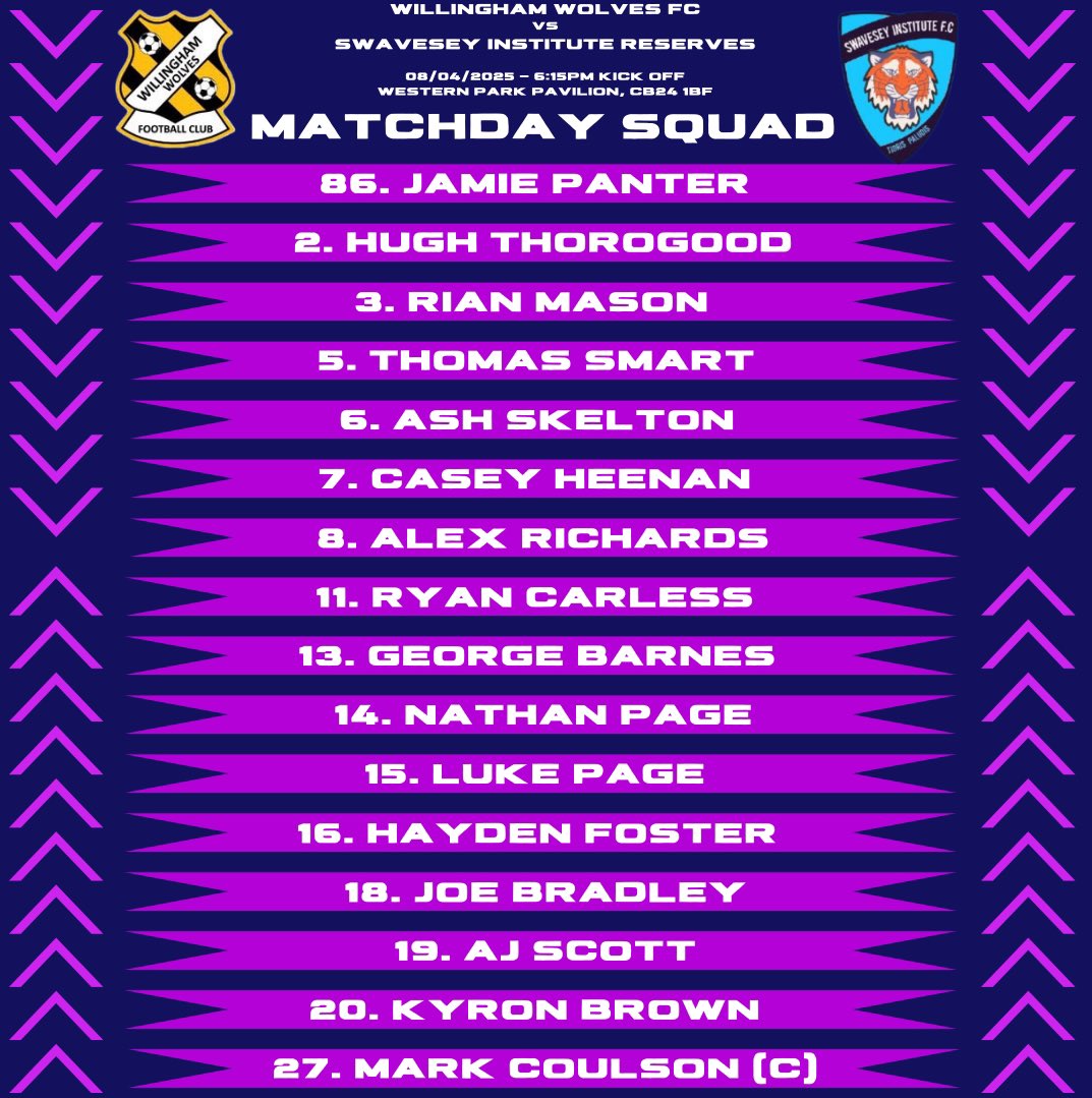 🩵 TONIGHT’S SQUAD 🩵