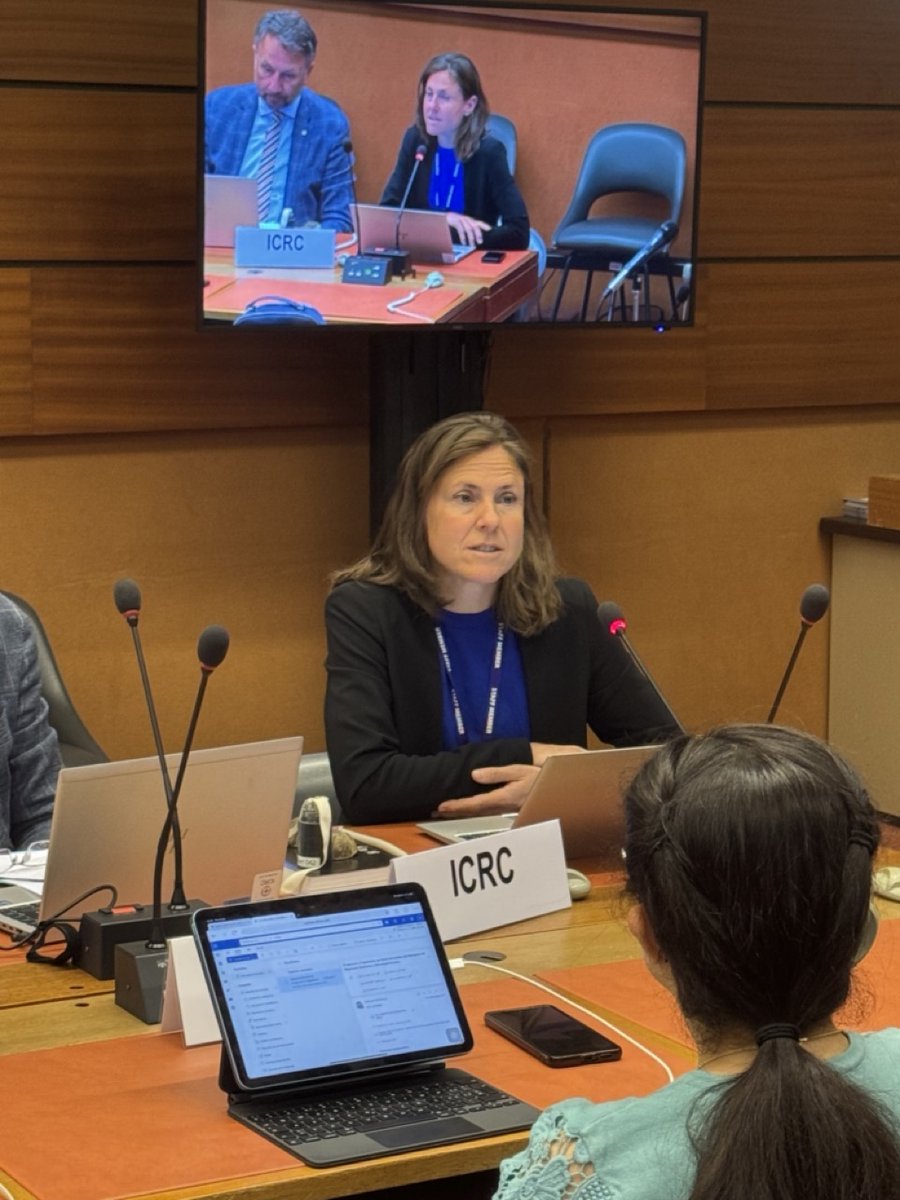 .<a href="/ICRC/">ICRC</a> pleased to see #CCMISM25 statements upholding #HumanitarianDisarmament &amp; <a href="/ISUCCM/">Convention on Cluster Munitions</a> Convention norms, calls on States to help raise awareness on  #IHL as essential to safeguarding humanity.