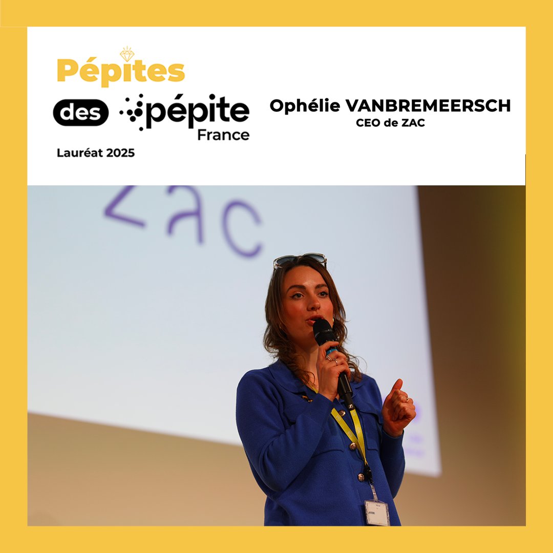 Bravo à Ophélie Vanbremeersch, CEO de Les Lunettes de ZAC, lauréate du prix Pépites des Pépite 2025 ! 🎉
ZAC donne une seconde vie aux montures de lunettes, en les collectant, reconditionnant et revendant à prix réduit. Le tout, avec un double impact écologique et social.