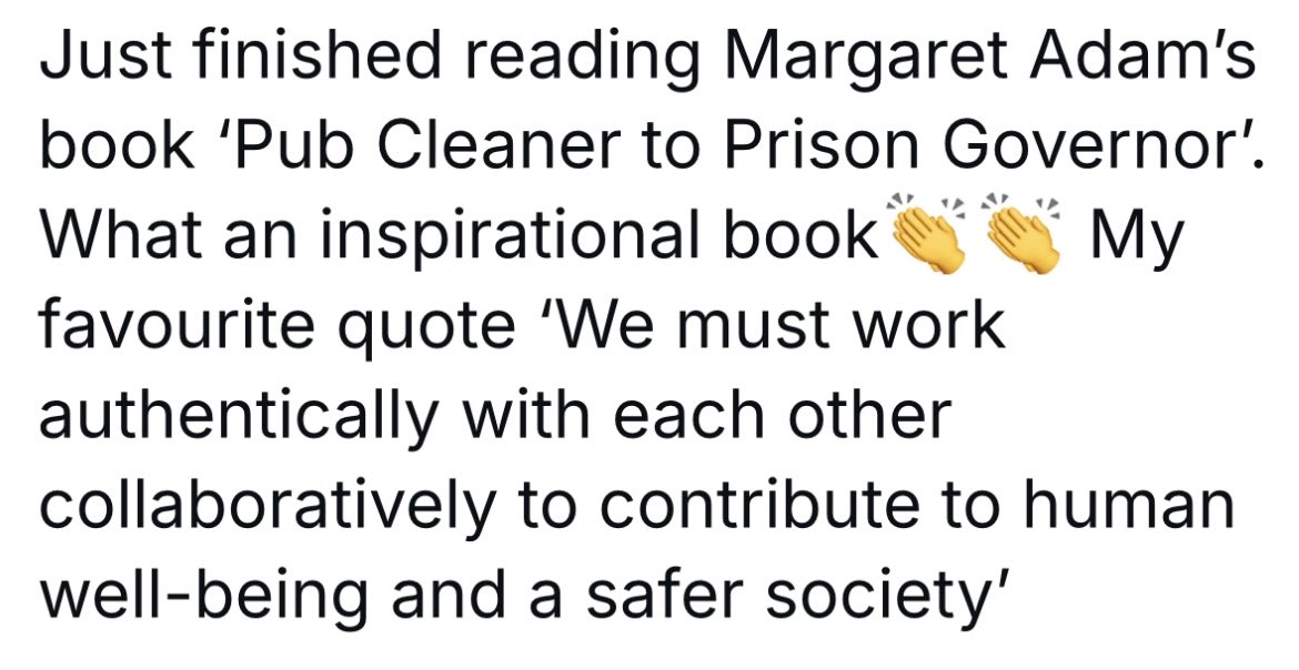 So grateful to ⁦<a href="/jaynpearson/">Jayn Pearson</a>⁩ for this lovely comment on her ⁦<a href="/bluesky/">Bluesky</a>⁩ social media 😊