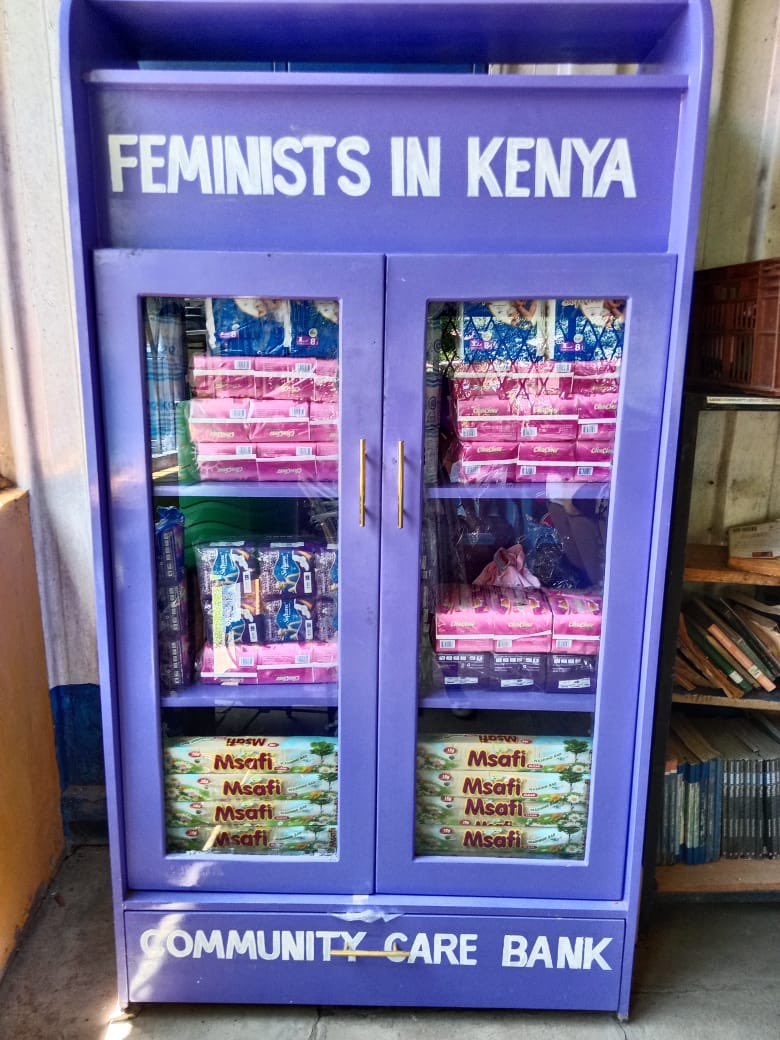 Our two community care banks in rural Kisumu are now restocked! The care banks are a physical expression of feminist community care and they ensure that girls have access to a dignified menstruation. 

Want to support our care banks? Write to us info@feministsinkenya.org