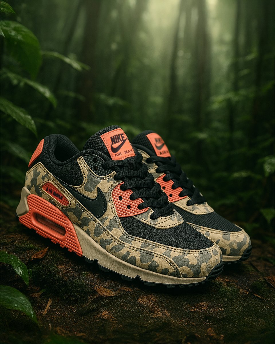 ujstore's tweet photo. Nike ha appena lanciato un nuovo pack di Air Max 90 con diversi pattern mimetici, arricchiti da colori vivaci! 
In Store Urban Jungle e Online, Tap al link in Bio e nelle stories!

#airmax90 #camopack #nike #spring25 #airmax #weareurbanjungle #wearesneakerculture https://t.co/s9igHWUf79