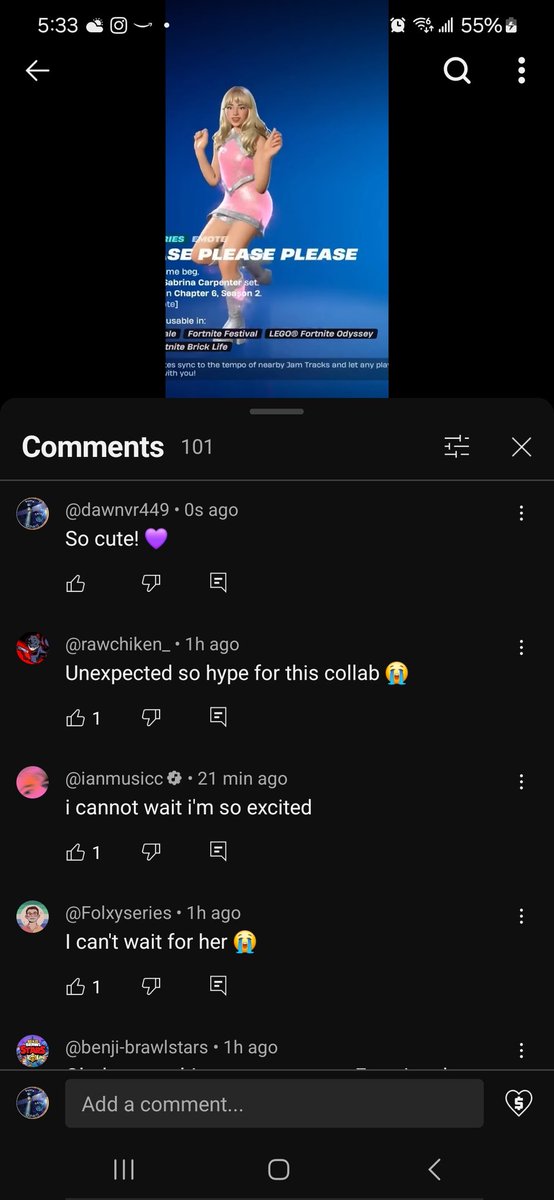 dvastupperware's tweet photo. @FortnitePV2 Let's get this!! 🔥🔥💜💜🔥🔥 https://t.co/o2r18MIhsI