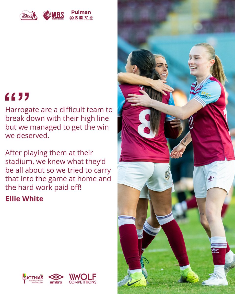 SSFCWomen's tweet photo. Three points secured! 🔐⚽️

@EllieWhite456 speaks after Sunday's 2-0 win against Harrogate Town - the full interview will be shared tomorrow. 👇

📸 @ideventphoto

#SSFC #AlwaysReady https://t.co/xFl0HmCn1C