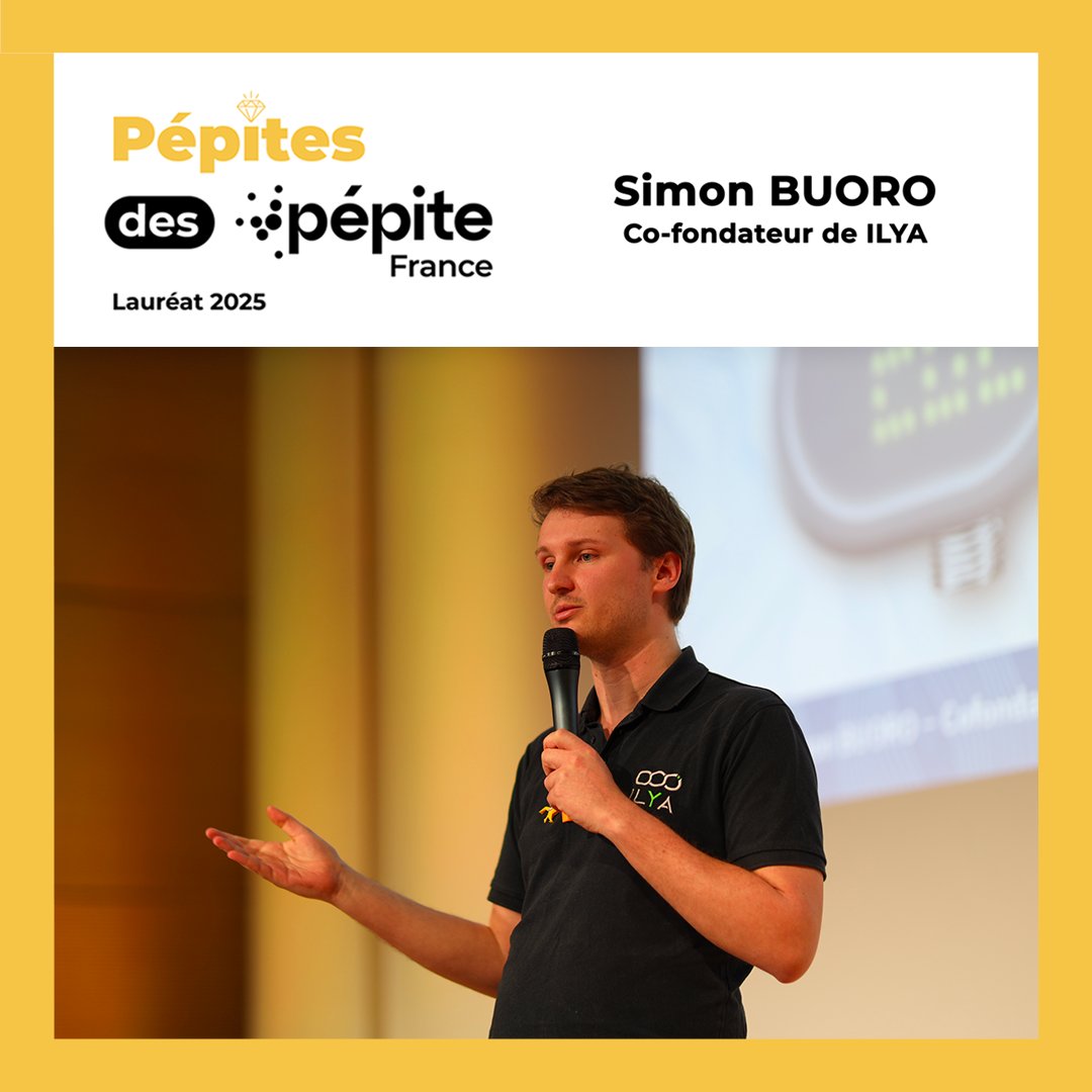 Bravo à Simon Buoro, co-fondateur de @ilya_toulouse, lauréat 2025 de Pépites des Pépite !👏
ILYA repense la douche avec des solutions innovantes pour économiser eau &amp; énergie sans compromis sur le confort.
Encore félicitations pour cette belle récompense !