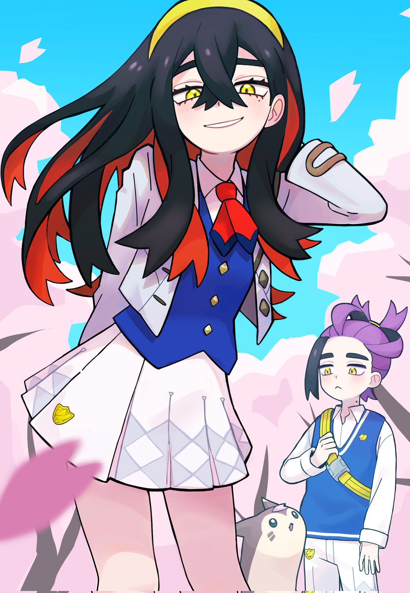 ゼイユとスグリ #ポケモンイラスト #ポケマスアート