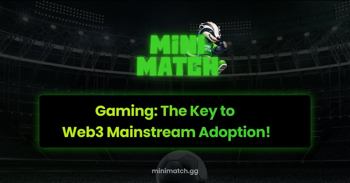 Gaming: The Key to Mainstream Web3 Adoption!
Gaming is more than just a trend, it's a driving force behind Web3 adoption!

🚀 Contributing over 30% to global blockchain adoption
🎮 Making Web3 accessible and fun for the masses
📈 Built for user acquisition and retention

The