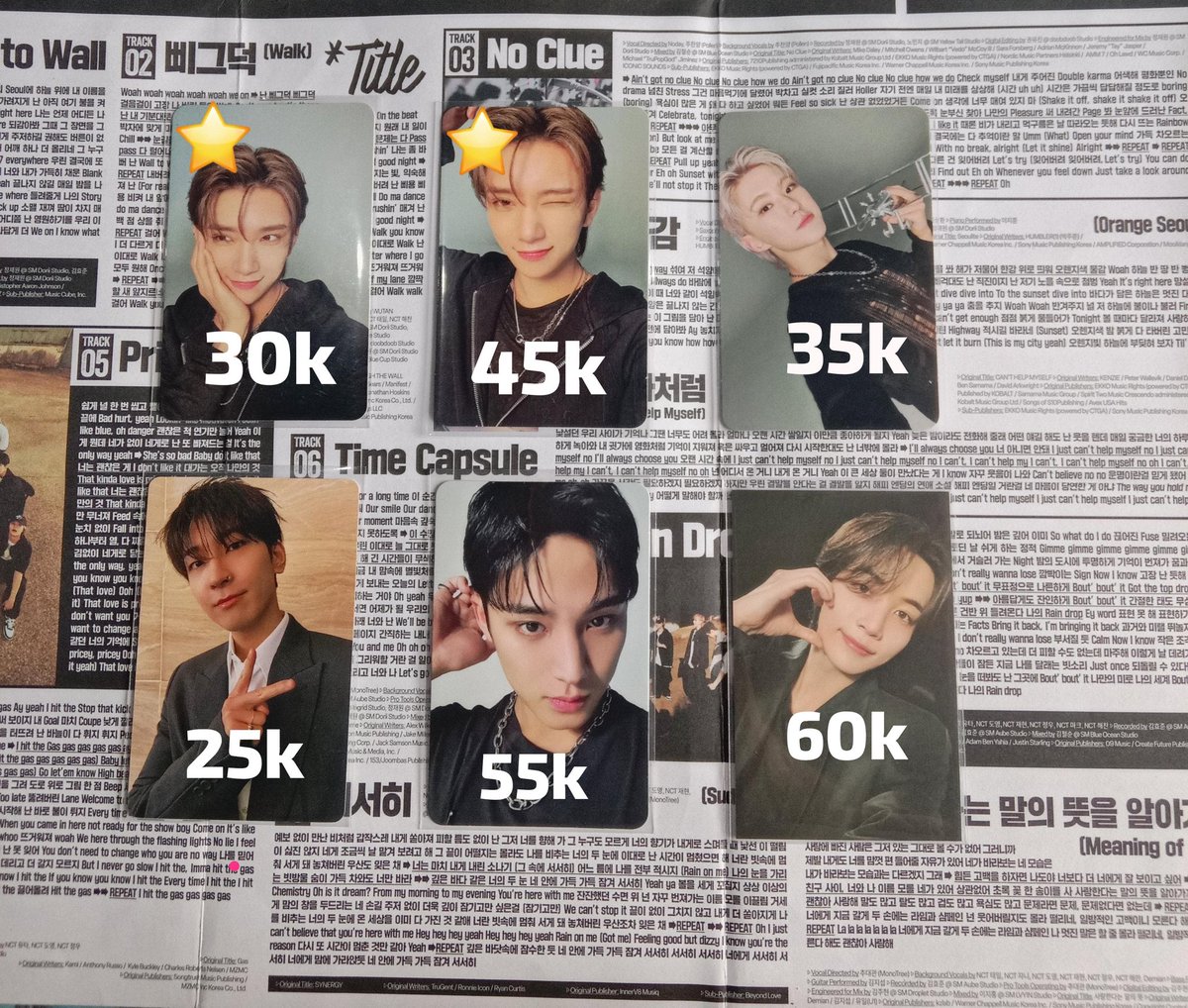rt &amp; like are really appreciated!

wts — want to sell lfb ina

photocard seventeen wonwoo joshua hoshi mingyu jeonghan

🏡 Jateng
🌀 free packing - exc adm shp
💭 feel free to ask, nego allowed
❌ NOT FOR SENSITIVE BUYER ❌
