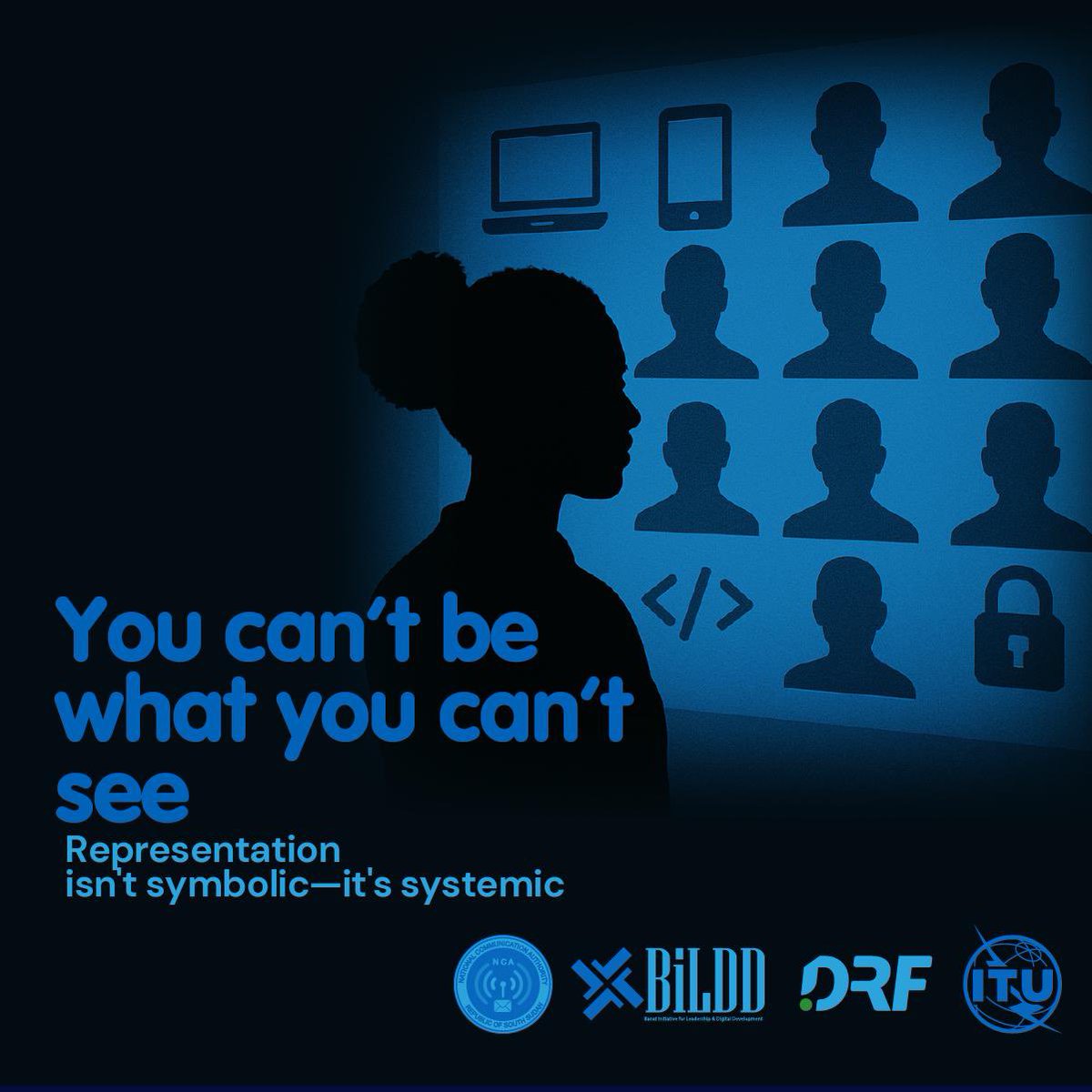 Rep’n isn’t a bonus it’s a baseline.

When girls look at the tech world and don’t see women who look &amp; sound like them, or come from places like them, the message is clear: you don’t belong here.

#GirlsInICT2025 #RepresentationMatters #VisibilityInTech
