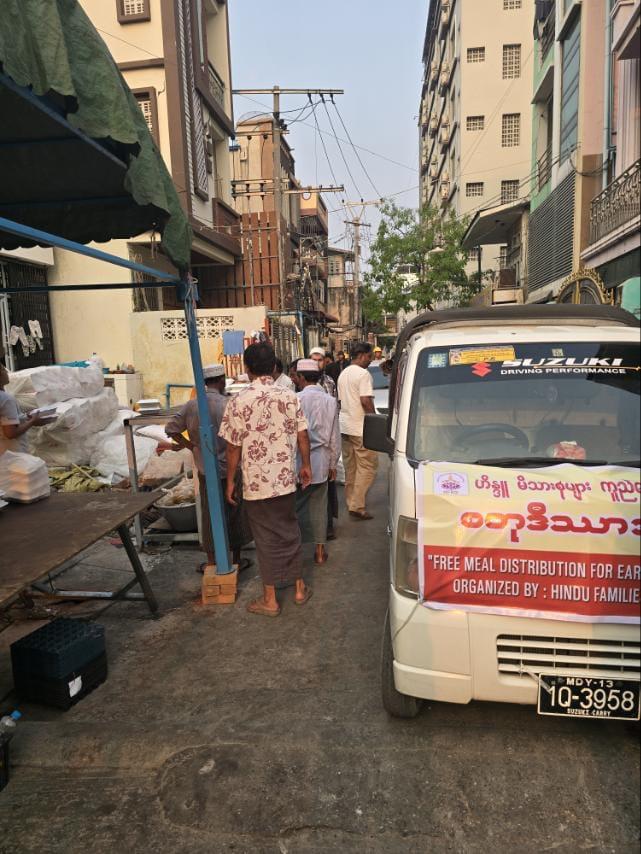 KanchanGupta's tweet photo. 𝗦𝗲𝘄𝗮 𝗜𝗻𝘁𝗲𝗿𝗻𝗮𝘁𝗶𝗼𝗻𝗮𝗹 𝘀𝘁𝗮𝗻𝗱𝘀 𝘄𝗶𝘁𝗵 𝗠𝘆𝗮𝗻𝗺𝗮𝗿 𝗮𝗻𝗱 𝗧𝗵𝗮𝗶𝗹𝗮𝗻𝗱 𝗶𝗻 𝘁𝗵𝗲𝗶𝗿 𝗵𝗼𝘂𝗿 𝗼𝗳 𝗻𝗲𝗲𝗱:

In the wake of the devastating 7.7 R magnitude earthquake that struck Myanmar and neighbouring regions on March 28, 2025, Sewa International @Sewa_Intl has emerged as one of the first responders, launching immediate humanitarian operations in Myanmar and Thailand.

Relief efforts are being carried out in coordination with the Embassy of India, Yangon, the Government of India, and local partner organisations including the Hindu Family Relief Group.

According to the United Nations Office for the Coordination of Humanitarian Affairs (UNOCHA), the disaster has claimed over 2,800 lives, injured more than 4,600 people, and displaced millions. The numbers are expected to rise as aftershocks continue and more areas are assessed.

“In every disaster, responding with humanity and compassion is our sacred duty,” said Global Coordinator of Sewa International Shyam Parande Ji. “We are committed to ensuring timely and dignified relief. Our teams are working closely with local partners, the Indian Embassy in Yangon, and community volunteers to meet urgent needs on the ground.”

Relief operations are being steered on the ground by Dr. Ram Niwas, with active interventions underway in hard-hit areas including Sagaing, Mandalay, and Nay Pyi Taw. 

The organisation has started community kitchens, distributing over 4,000 hot meals daily to survivors. Critical, life-saving medicines have been shipped from India, and surgical lights have been installed at Sagaing General Hospital to enable emergency procedures at night.

Sewa International has also distributed UV-resistant tarpaulins, solar lanterns, blankets, tents, and plastic floor sheets to families forced to live in the open due to collapsed or unsafe structures.

In Thailand, where buildings also suffered damage due to tremors, Sewa International has established a 24x7 Help Desk at Chatuchak in Bangkok.

Sewa teams supported SAR-K9 search units in reaching trapped victims and are actively helping clear debris. Aid includes ready-to-eat meals, drinking water, hygiene kits, and protective gear for both affected families and frontline workers.

Sewa International, a 28-year-old humanitarian organisation rooted in Bharatiya ethos, operates in over 30 countries and has a longstanding record of disaster response and rehabilitation, working hand-in-hand with governments and civil society to serve humanity with dignity.