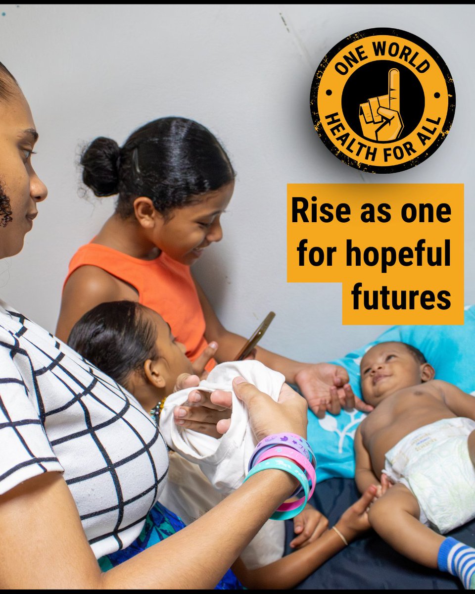 🌍 One World, #HealthForAll. 

Join the #OneWorldMovement and show that global health needs unity and action.

For our children, for generations to come. 

Donate today 👉 bit.ly/3QYjS6L