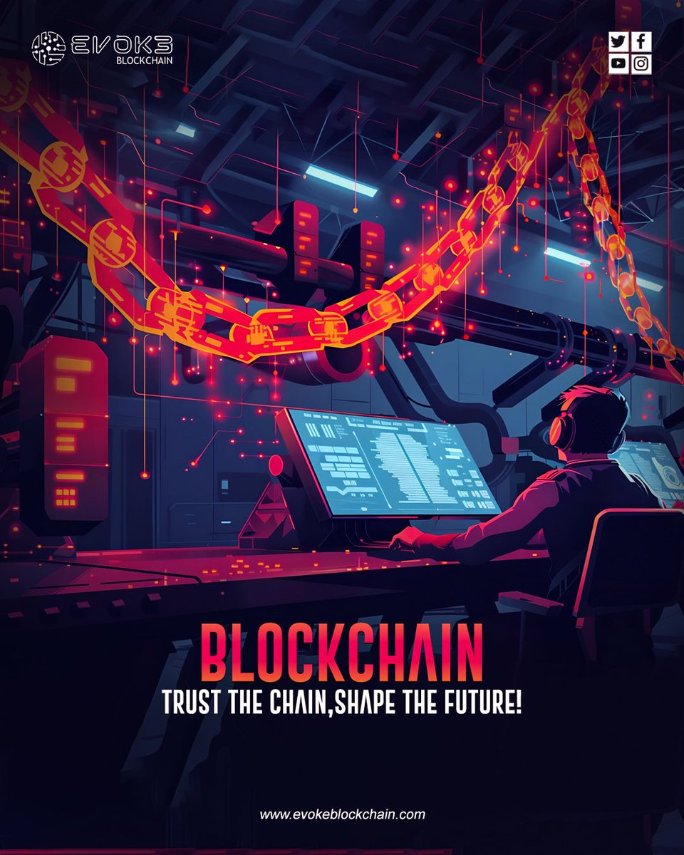 Evokescan's tweet photo. Blockchain
Trust the Chain,Shape the Future!
Website: 🌐https://t.co/tezf5Ov67w
#BlockchainRevolution #DecentralizedFuture #CryptoInnovation #TrustTheBlock #Web3 #FutureOfFinance #SmartBlockchain #SecureTransactions #BlockchainForGood #DigitalTransformation #CryptoCommunity https://t.co/q6QHM2kfKo