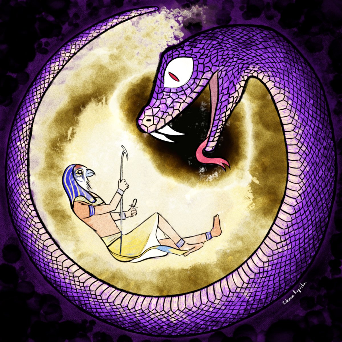 RoxRokuro's tweet photo. Hi! I’m Roksana, I also go by RoxRokuro online! I’m a graphic design bachelor and an aspiring comic book artist and writer. In addition, I feel inclined in working as illustrator or concept artist.  I always strive to express myself in my works.
#portfolioday  #ArtistOnTwitter https://t.co/KBVVMXtpic