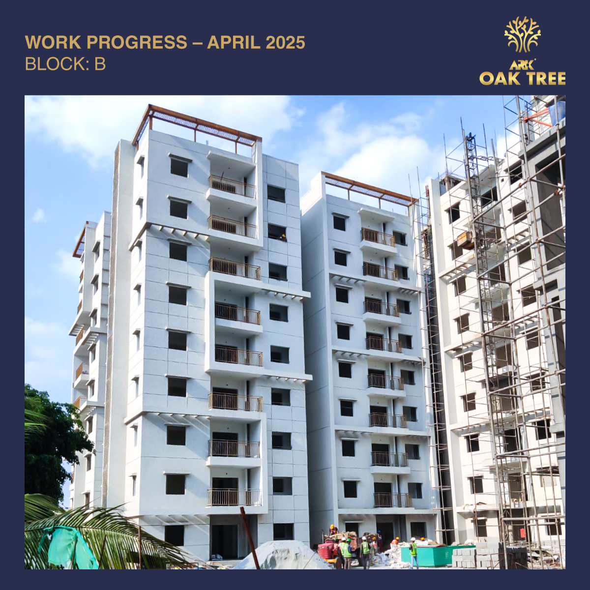 arkgroupindia's tweet photo. Ark Oak Tree construction progress-April 2025.🏗️
Ark Oak Tree is rising strong, follow us for more updates.
#ArkOakTree #WorkInProgress #ArkGroup #RealEstate #36YearsOfExcellence #ResidentialProjects #InfraProjects #IndustrialProjects #highquality https://t.co/mcAznPaRbX