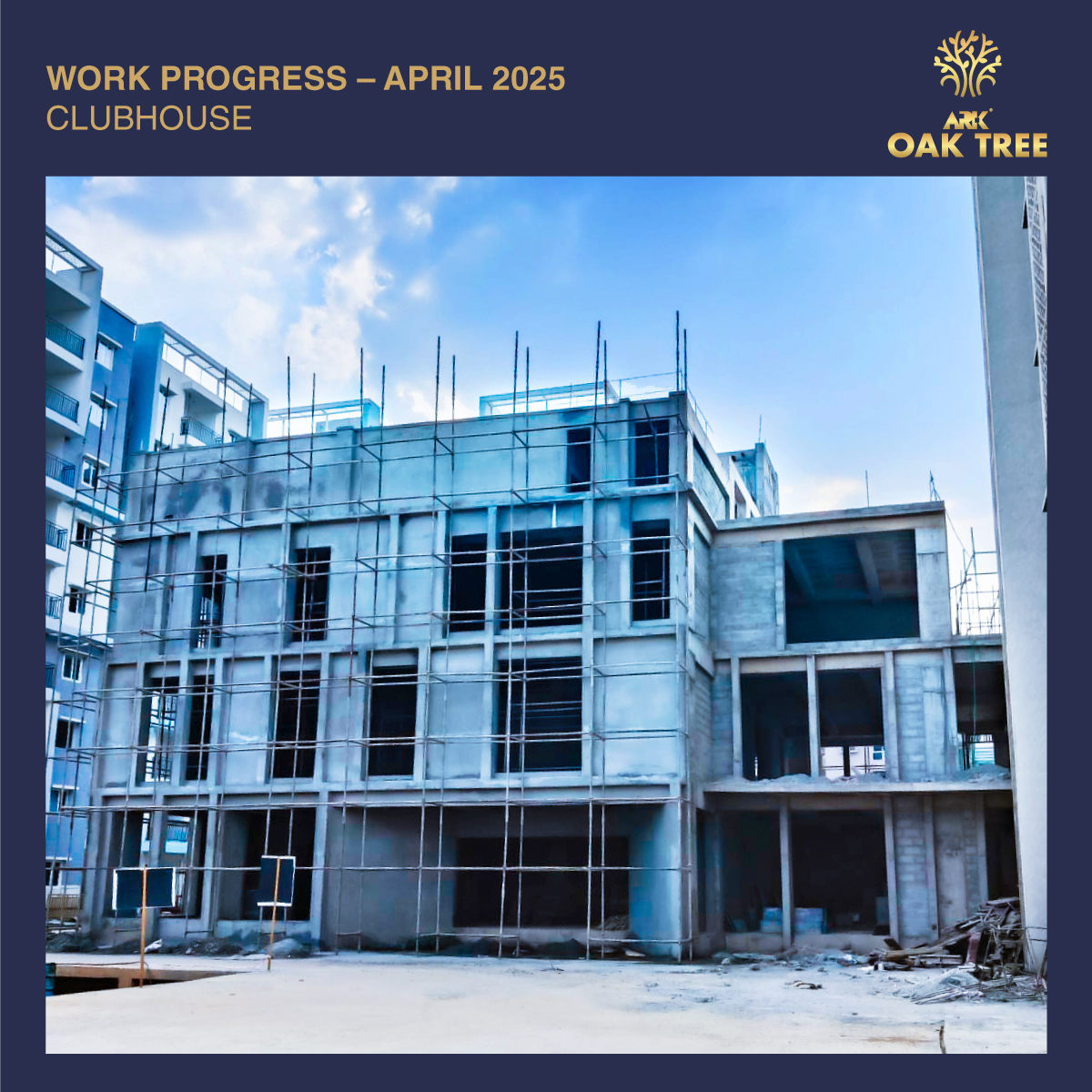 arkgroupindia's tweet photo. Ark Oak Tree construction progress-April 2025.🏗️
Ark Oak Tree is rising strong, follow us for more updates.
#ArkOakTree #WorkInProgress #ArkGroup #RealEstate #36YearsOfExcellence #ResidentialProjects #InfraProjects #IndustrialProjects #highquality https://t.co/mcAznPaRbX
