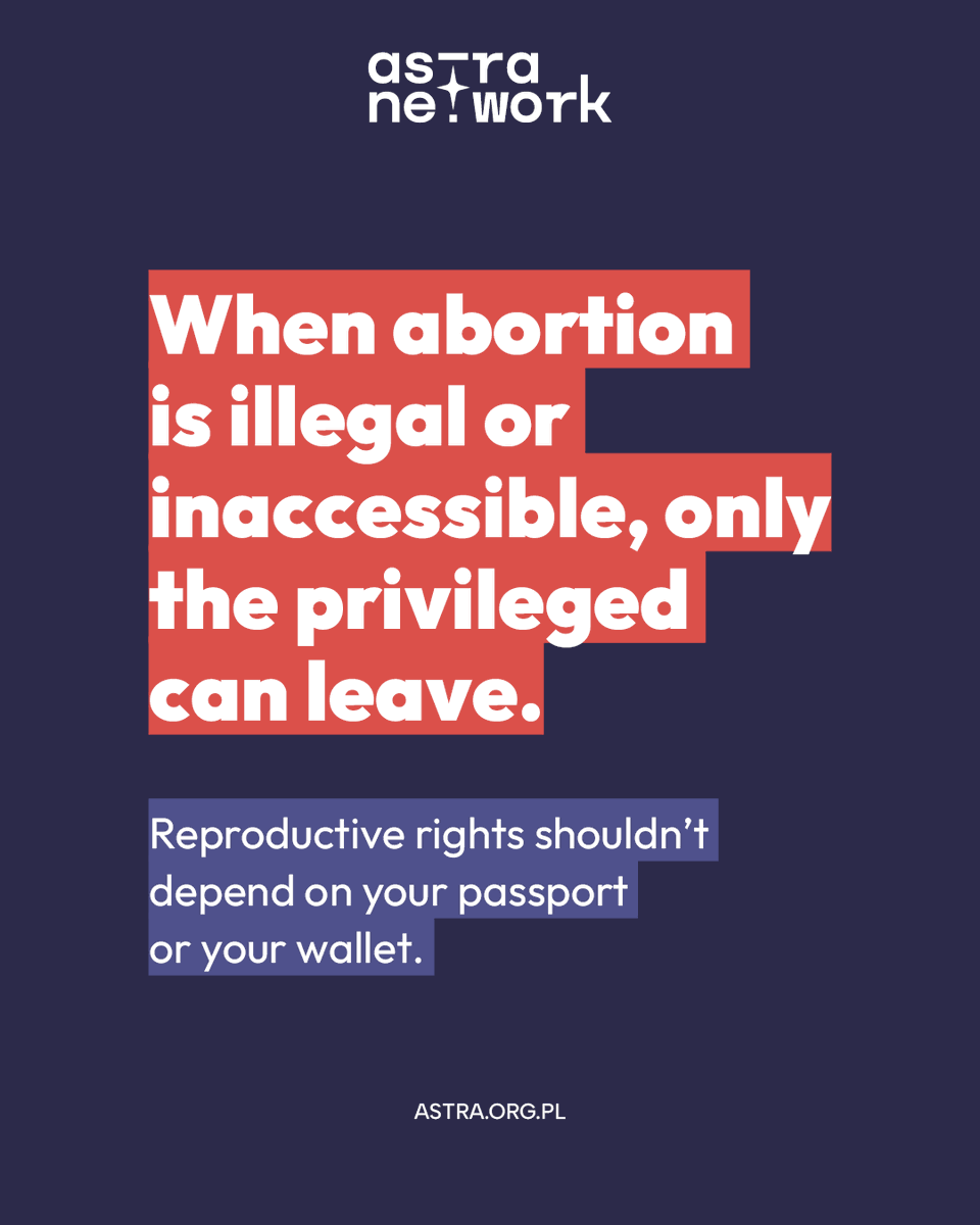 🚨 Over 5,000 women in Europe are forced to travel abroad each year just to access abortion care.

❗ Abortion is healthcare. No one should have to cross a border to access their rights.

👉 Learn more: exportingabortion.com