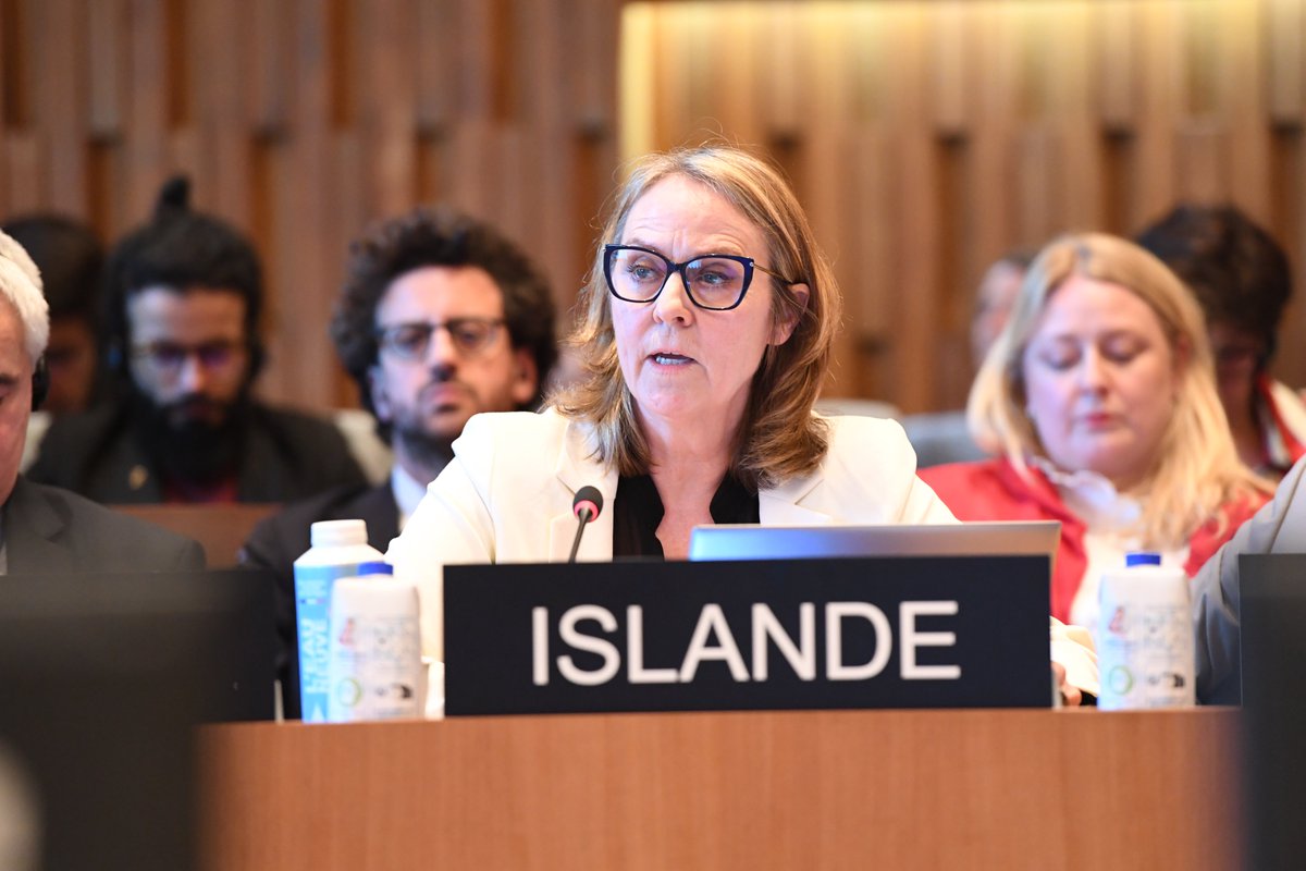 The 221st EXB of <a href="/UNESCO/">UNESCO 🏛️ #Education #Sciences #Culture 🇺🇳</a> has started! In its statement, Iceland emphasized:
▶️Importance of Agenda 2030🌍
▶️Advancement of gender equality, gender diversity &amp; LGBTQI+ rights🌈
▶️Vital support in crisis-affected areas🤝
▶️Focus on priorities &amp; reforms📌
🔗government.is/diplomatic-mis…