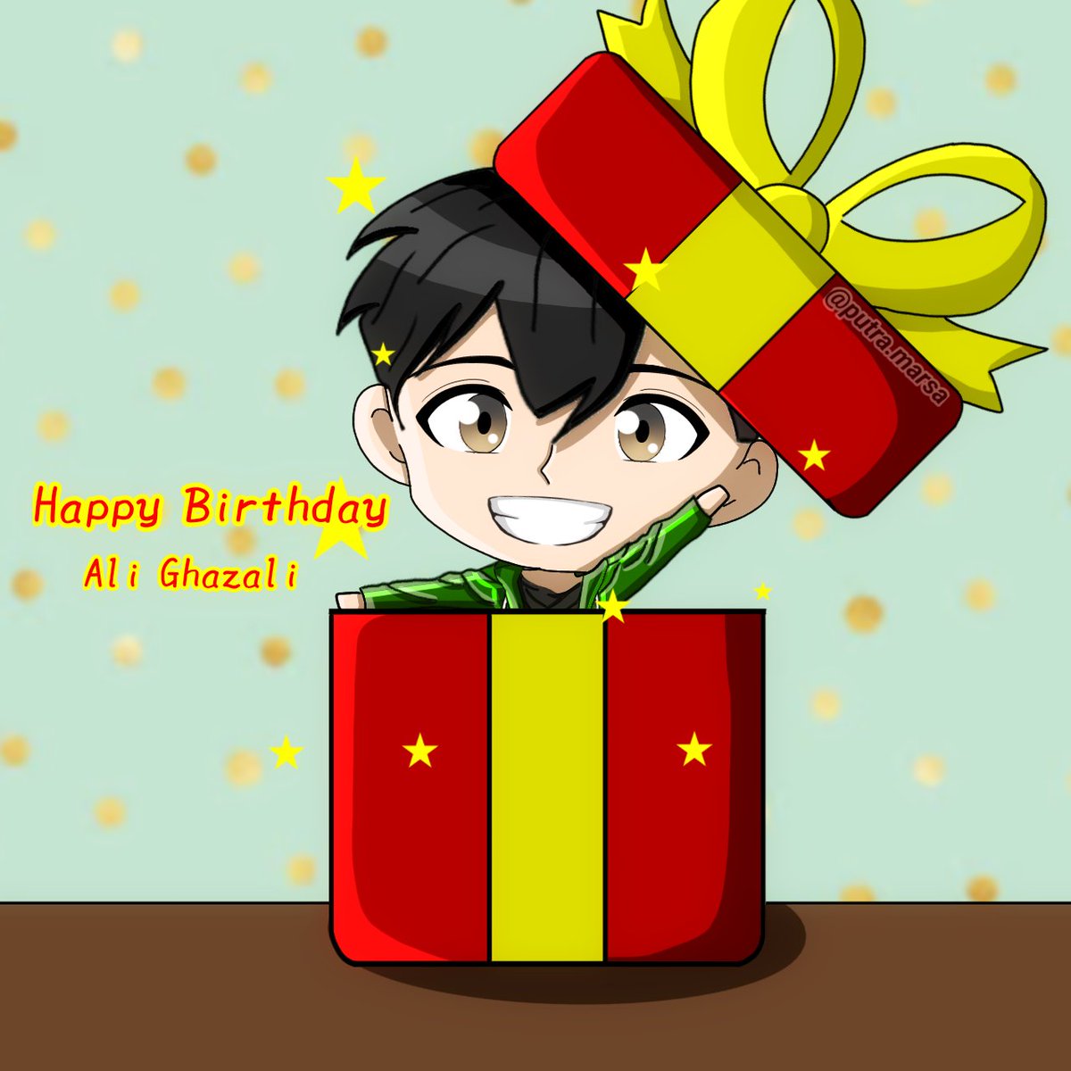 _PutraMarsa_'s tweet photo. Happy Birthday Ali Ghazali, or I can say, Super Ejen, can't wait to see him in action again next month 🔥🎂

Just simple art 🙏😔
.
.
.
.
.
#ejenali #ejenalifanart #alighazali #eatm2 #eas3 #ejenaliseason3 #ejenalimusim3 https://t.co/Mtulxx0ojD