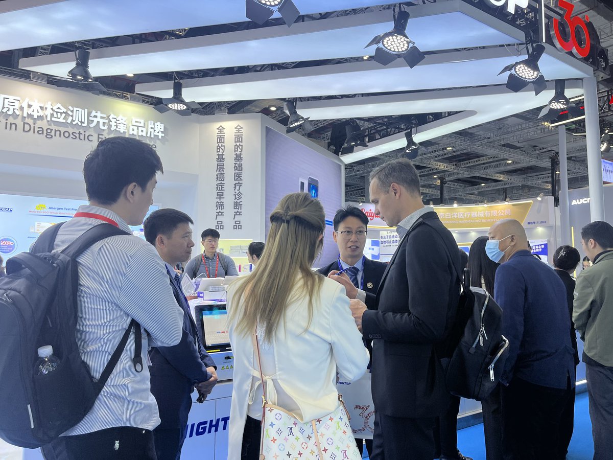 Lincoln26053503's tweet photo. Meet HIGHTOP at CMEF in Shanghai, Apr. 8th-11th!
Explore our comprehensive IVD solutions:
✅ Biochemistry | Chemiluminescence | POCT | Hematology | Urine Analysis | ELISA
✅ Global sales network covering 200+ countries &amp; regions 🌍
✅ Free on-site tests for 25-OH-D https://t.co/uhg8GZbmWJ