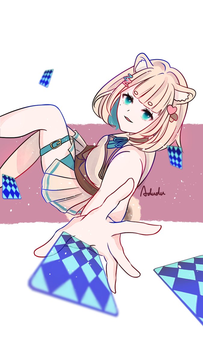 AduduDotzu's tweet photo. 剛好看到 @MolilyQQ 4/15要初配信
就先畫ㄌ一張
然後原文的使用範圍我寫錯ㄌ
可以進行微調色跟尺寸調整!
作畫過程今晚10點會上傳YT
#Vtuber #台灣Vtuber #台V #擴散希望 #拡散希望 https://t.co/lwTKUO1Fpm