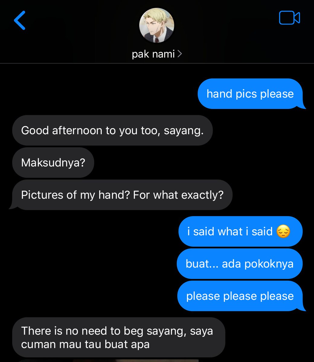 catastyph's tweet photo. #dospemnanami two tweet 🔞
.
asking pak nanami for hand pics buat... ya adalah. https://t.co/LhFnpBFagD
